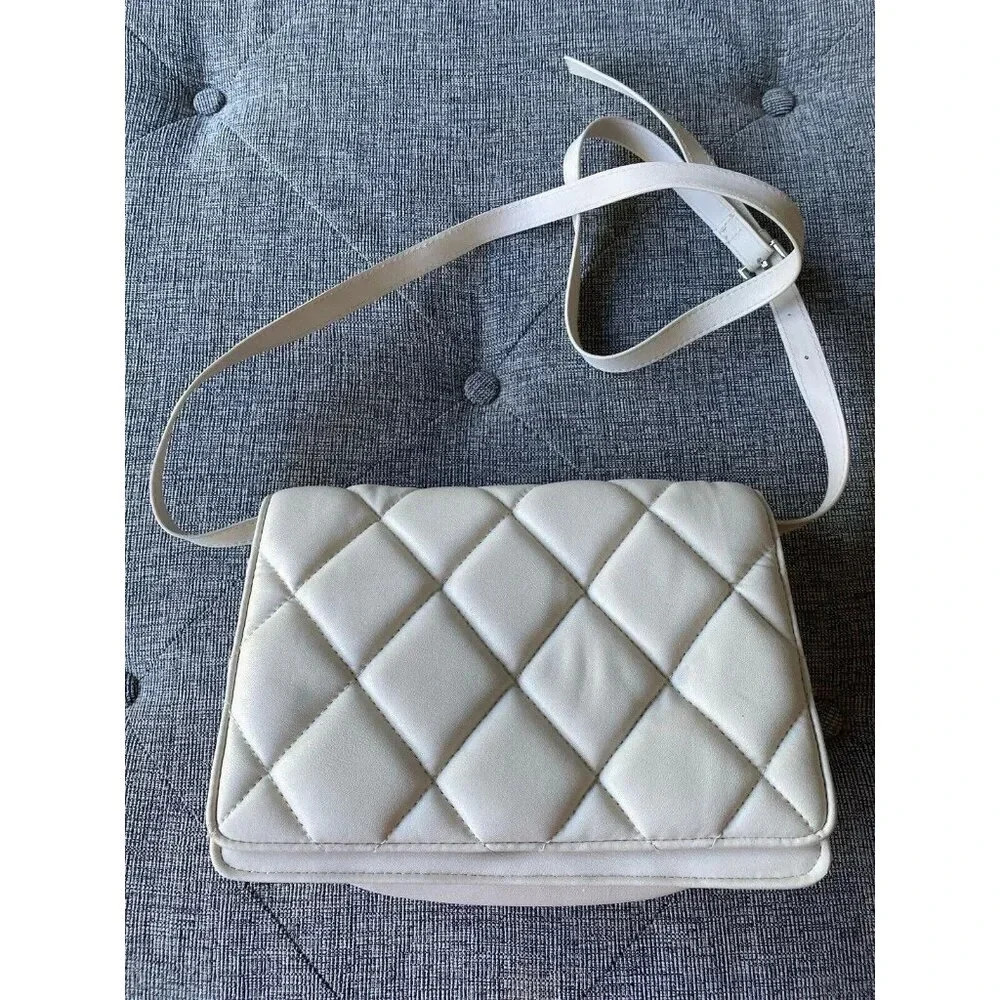 H&M Women Purse Light Taupe Quilted Shoulder‎ Bag